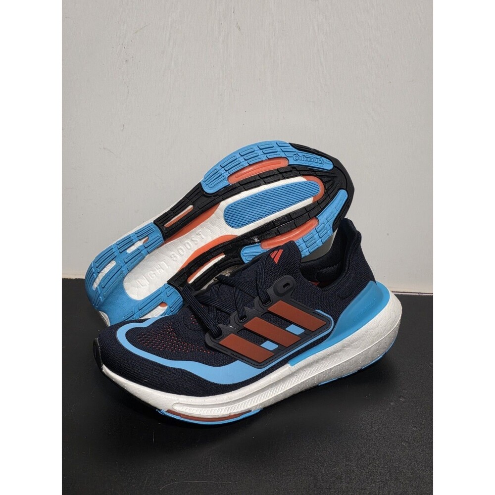 New Adidas UltraBoost Light Athletic Running Shoes Blue IE1760 Men's Size 7